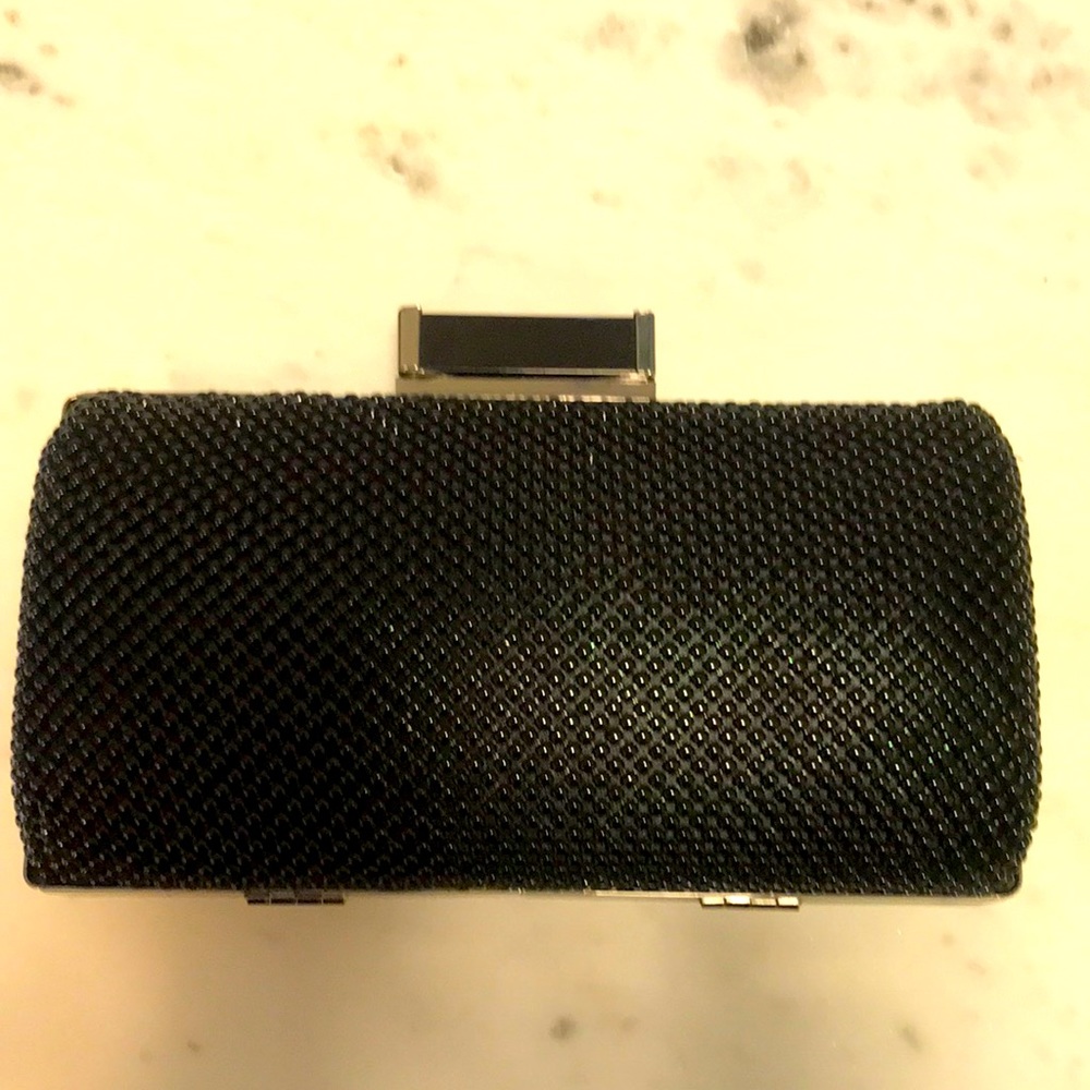 Jessica McClintock Black Clutch Bag